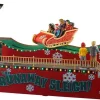 Lemax the runaway sleigh bewegend kerstdorp tafereel Carnival 2025