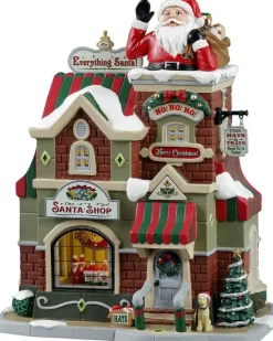 Lemax the santa shop verlicht kersthuisje Caddington Village 2024