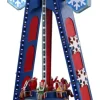 Lemax the spinning snowflake bewegende kermisattractie Carnival 2021