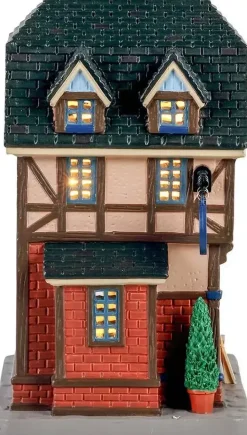 Lemax time after time verlicht kersthuisje Caddington Village 2021