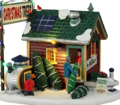 Lemax tiny house tree lot verlicht kersthuisje Vail Village 2022