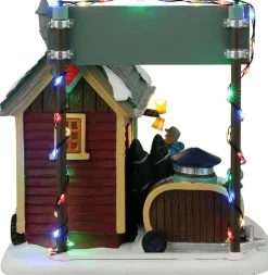 Lemax tiny house tree lot verlicht kersthuisje Vail Village 2022