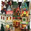 Lemax tis the season shops verlichte facade 2022