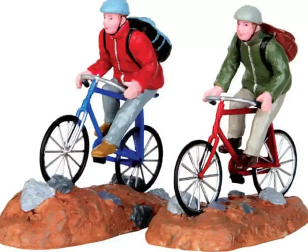 Lemax trail blazers s/2 kerstdorp figuur type 5 Vail Village 2014