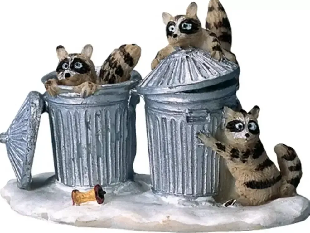 Lemax trash bandits kerstdorp figuur type 1 2004