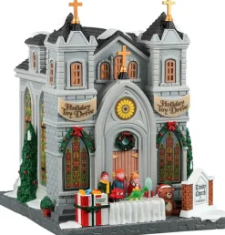 Lemax trinity church of caddington verlichte kerk Caddington Village 2022