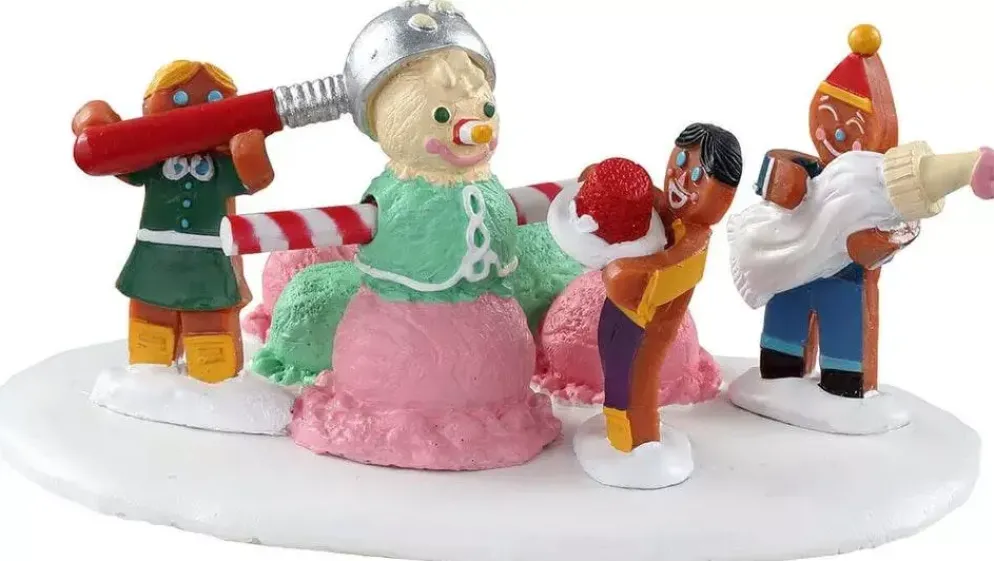 Lemax triple scoop snowman kerstdorp tafereel Sugar 'N' Spice 2021