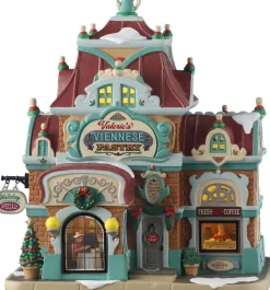 Lemax valerie‘s viennese pastry verlicht kersthuisje Caddington Village 2025