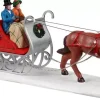 Lemax victorian sleigh kerstdorp tafereel Caddington Village 2022