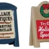 Lemax village signs s/4 kerstdorp accessoire 2016