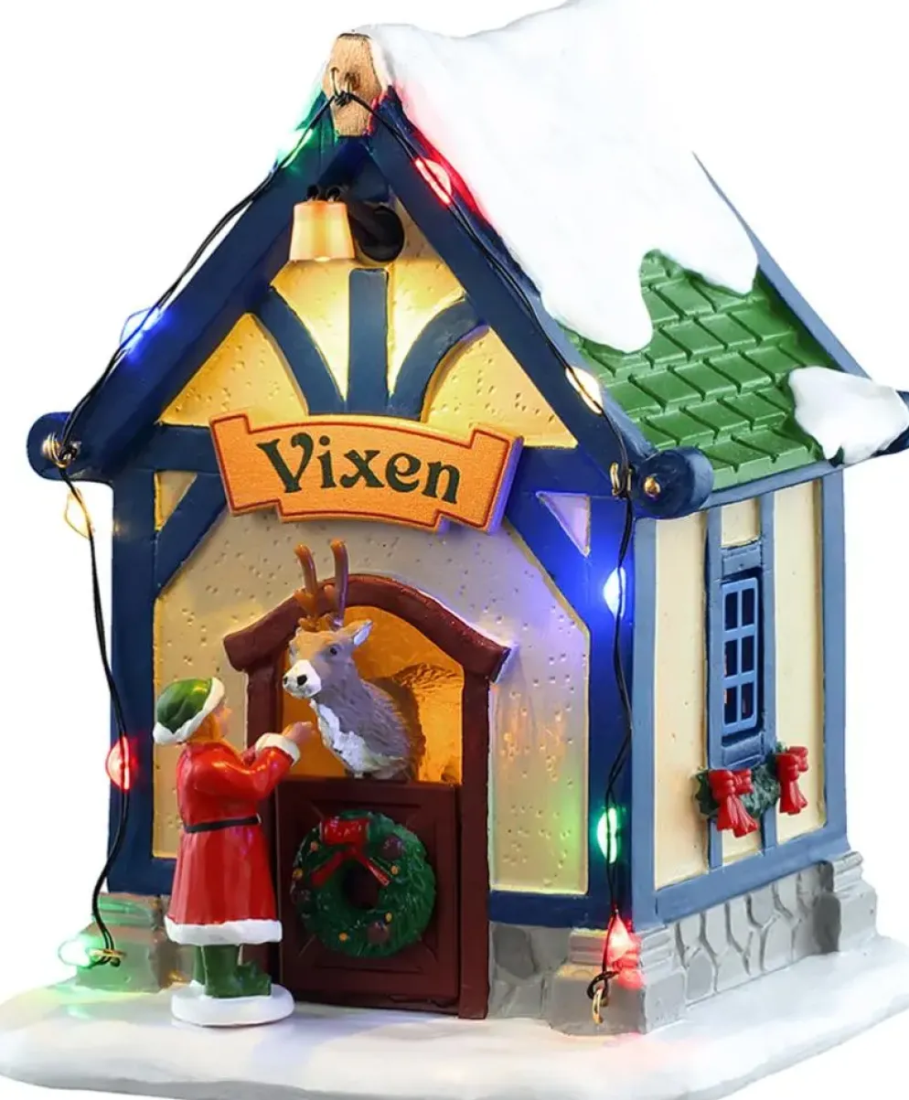 Lemax vixen's den, verlicht kerstdorp tafereel Santa's Wonderland 2025