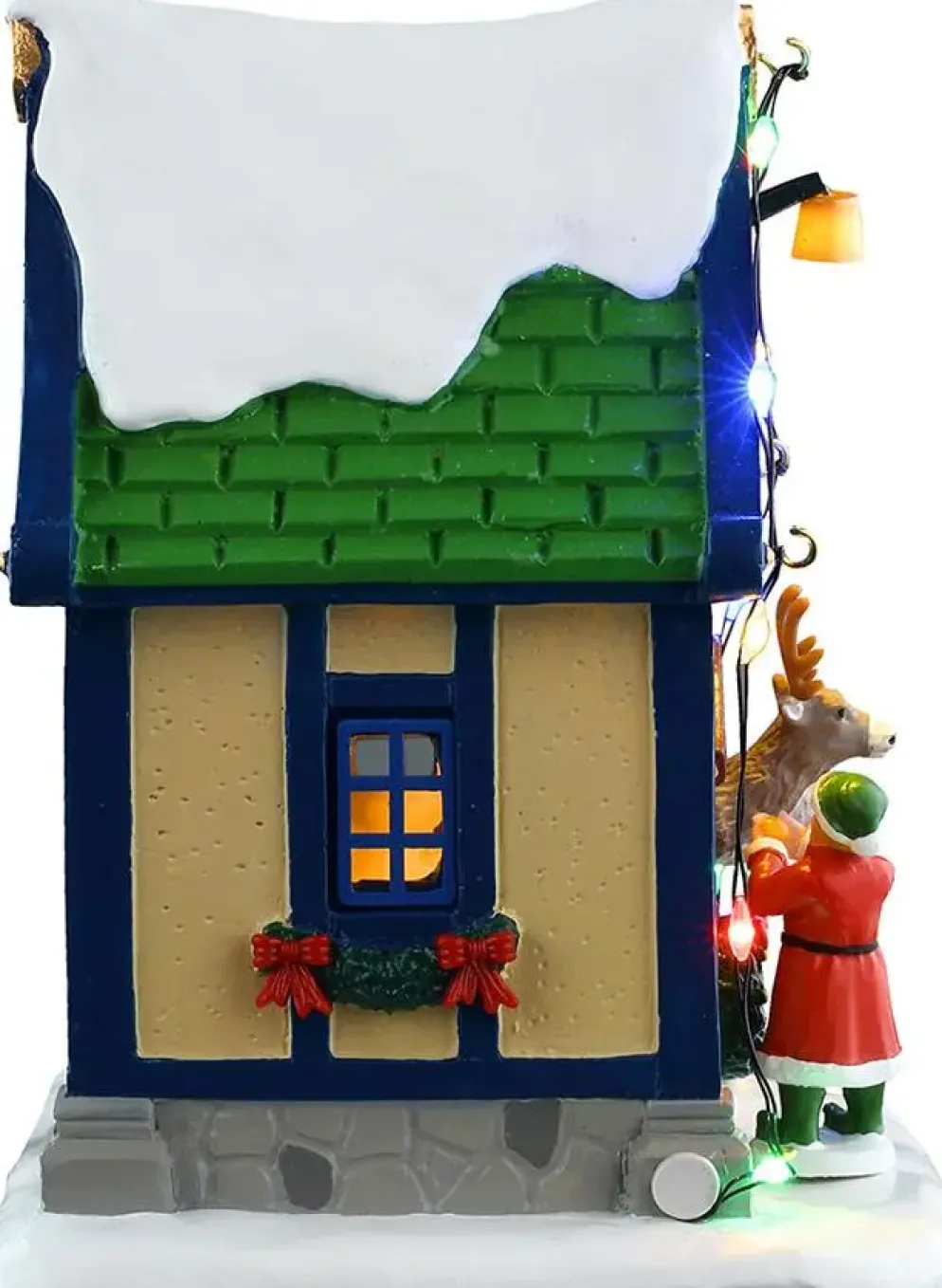 Lemax vixen's den, verlicht kerstdorp tafereel Santa's Wonderland 2025
