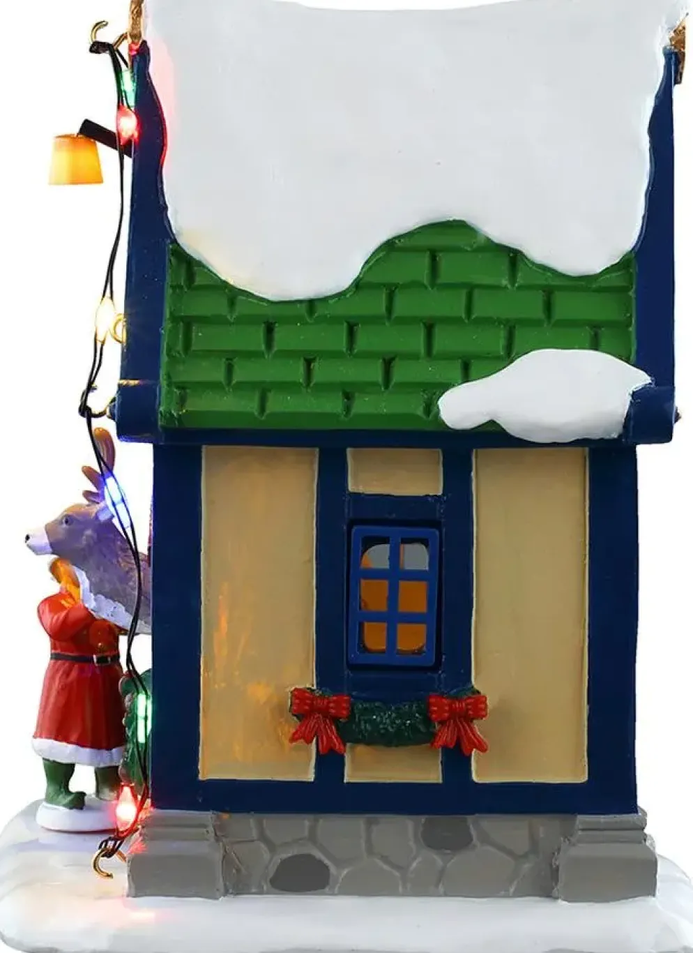 Lemax vixen's den, verlicht kerstdorp tafereel Santa's Wonderland 2025
