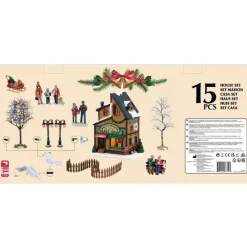 Lemax wally's winter skate shop set Vail Village 2026