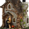 Lemax wanda's cottage verlicht tafereel Spooky Town 2023