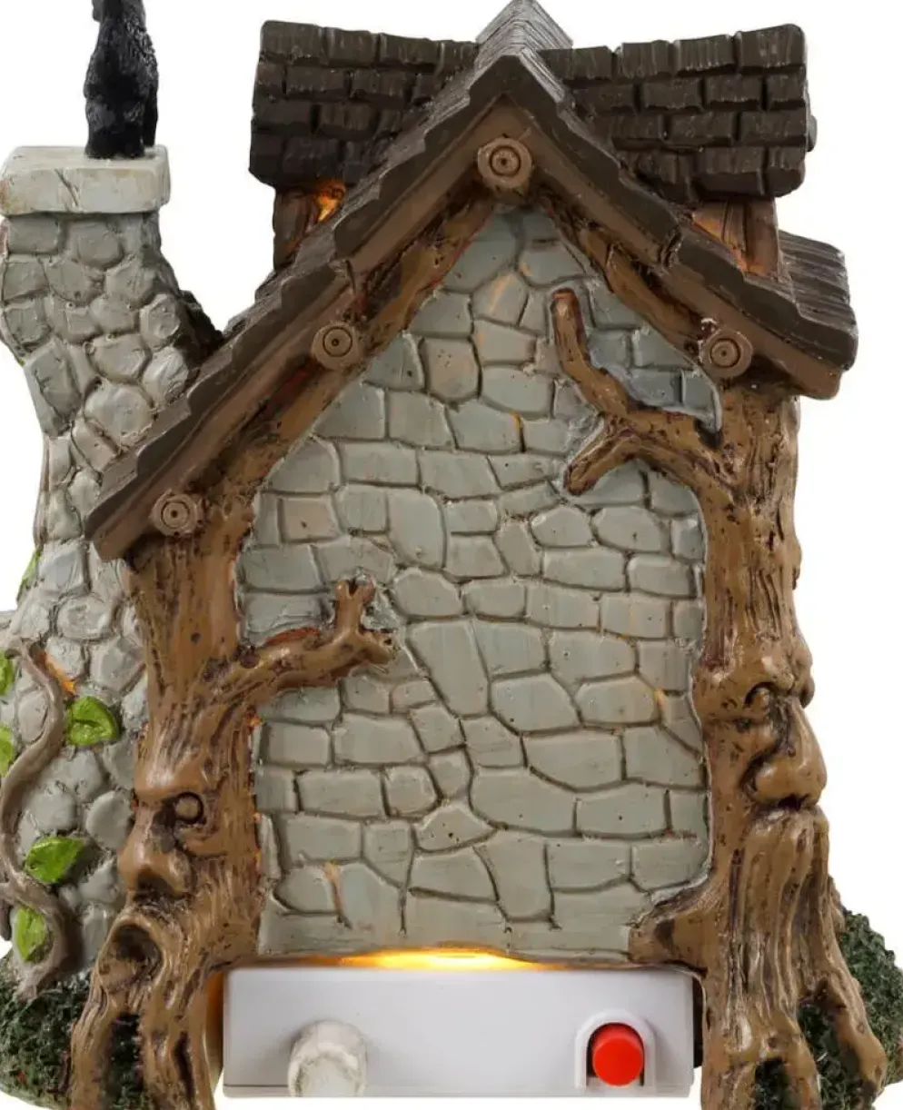 Lemax wanda's cottage verlicht tafereel Spooky Town 2023