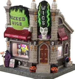 Lemax wicked wigs verlicht huisje Spooky Town 2024