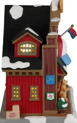 Lemax wild wooly's gift shop verlicht kersthuisje Vail Village 2022