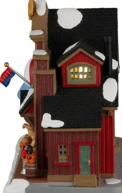 Lemax wild wooly's gift shop verlicht kersthuisje Vail Village 2022