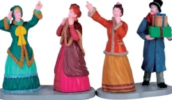 Lemax window shoppers, s/2 kerstdorp figuur type 5 2016