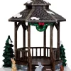 Lemax winter gazebo kerstdorp tafereel Vail Village 2014