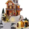 Lemax winterhaus resort bewegend kersthuisje Vail Village 2021