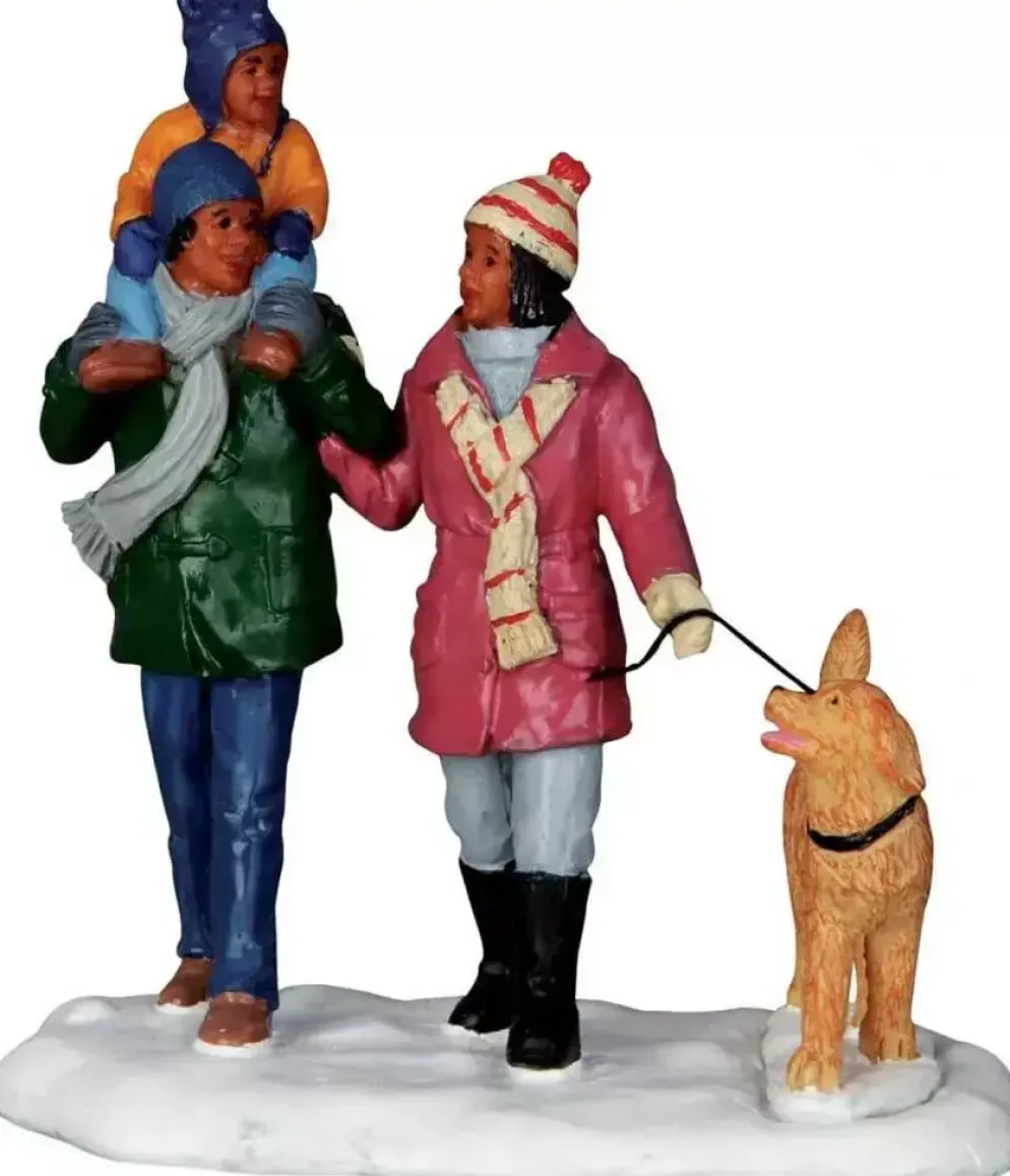Lemax winter walk kerstdorp figuur type 4 2016