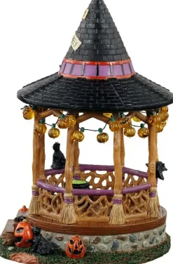 Lemax witch gazebo tafereel Spooky Town 2021