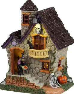 Lemax witch's treats verlicht tafereel Spooky Town 2024