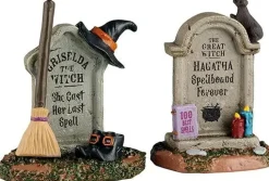 Lemax witch tombstones accessoire Spooky Town 2025