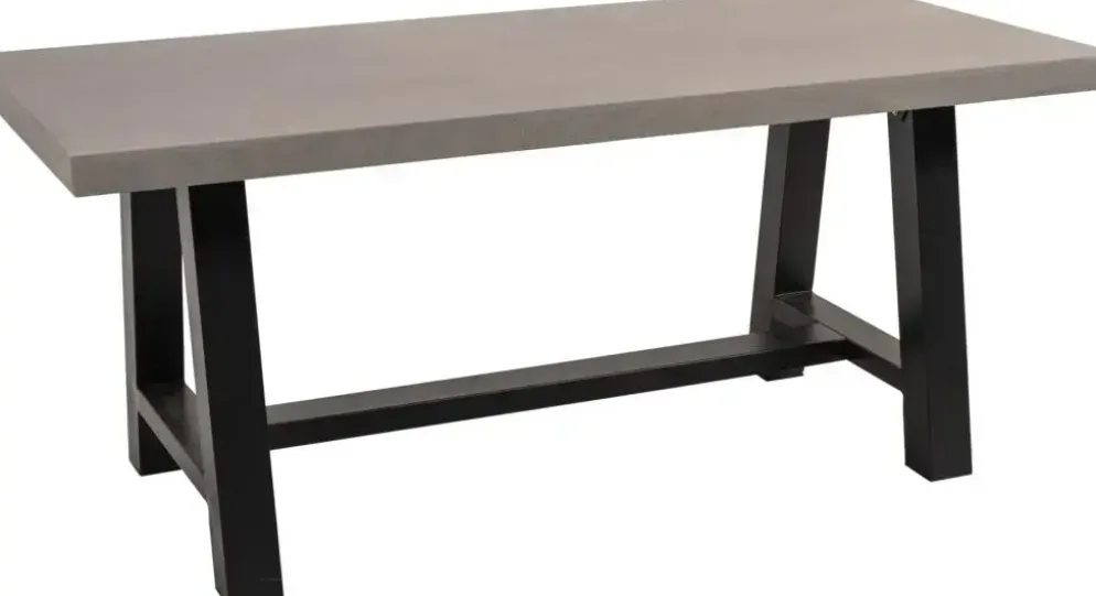 Lesli Living dining tuintafel toro 180x90x77cm zwart