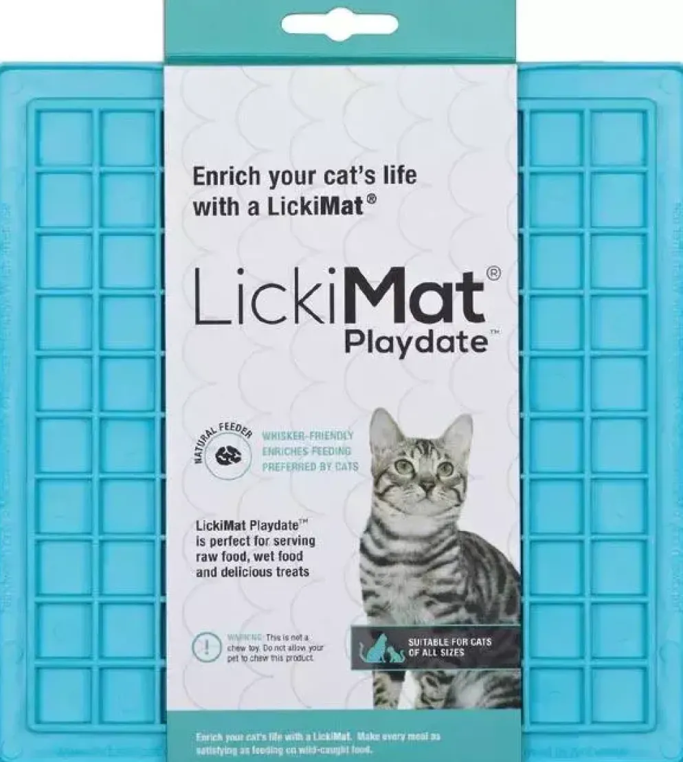 Licki Mat Likmat playdate kat turquoise 20cm