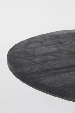 Light & Living eettafel ø140x76 cm yellov hout zwart