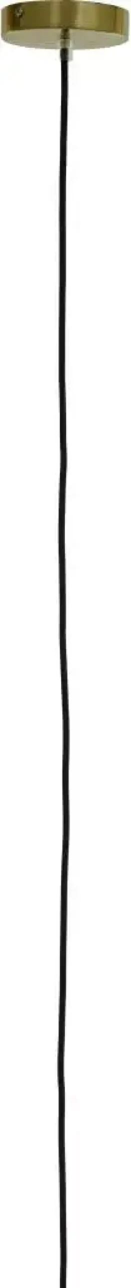 Light & Living hanglamp glas medina smoke 40x40cm transparant