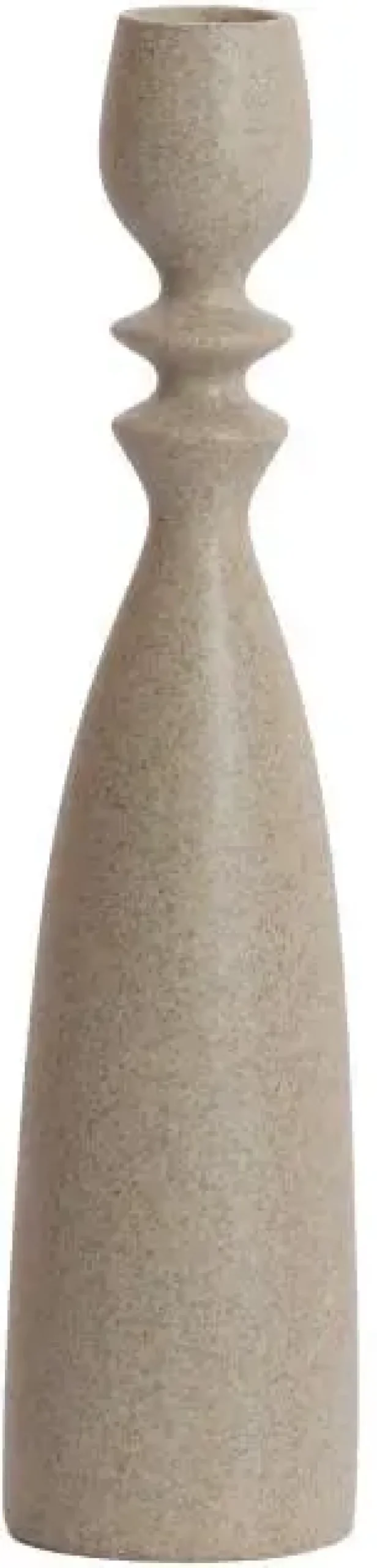 Light & Living kandelaar kunststof guam 8x34cm sand