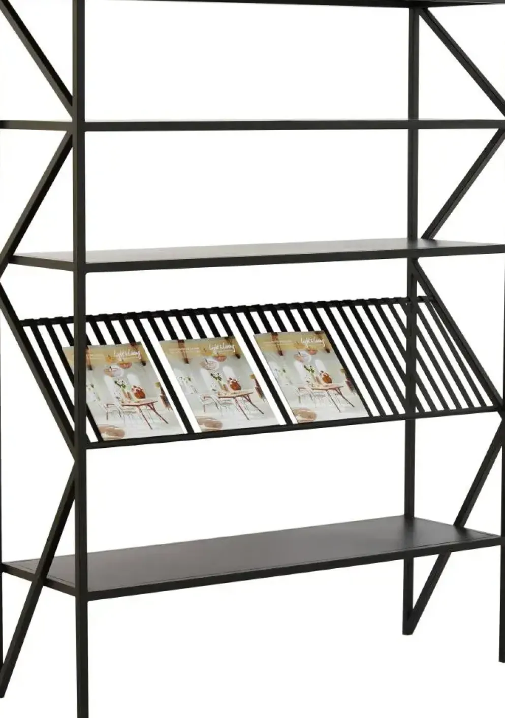 Light & Living kast metaal ezra 120x40x160cm zwart