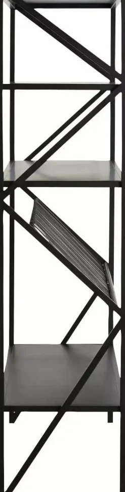 Light & Living kast metaal ezra 120x40x160cm zwart