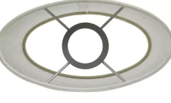 Light & Living lampenkap textiel breska 21x17.5x23cm wit