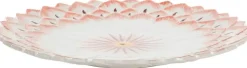 Light & Living ornament aluminium tejado 34x34x4.5cm roze