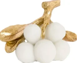 Light & Living ornament kunststof jagody 16.5x11x11.5cm brons