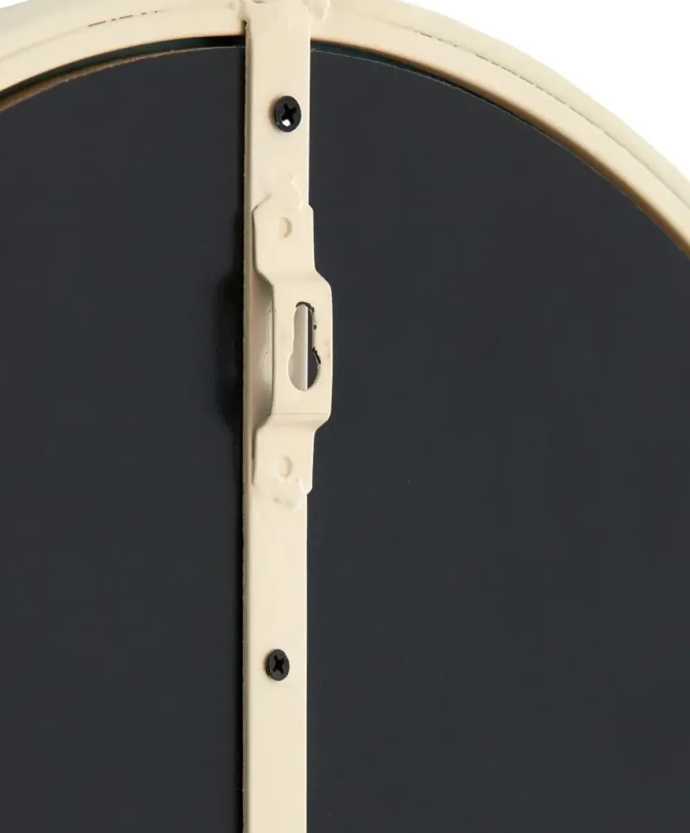 Light & Living spiegel metaal espejo 96cm crème