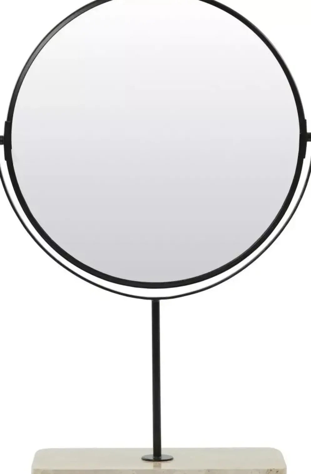 Light & Living spiegel steen riesco 32.5x12.5cm wit