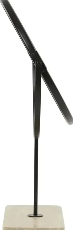 Light & Living spiegel steen riesco 32.5x12.5cm wit