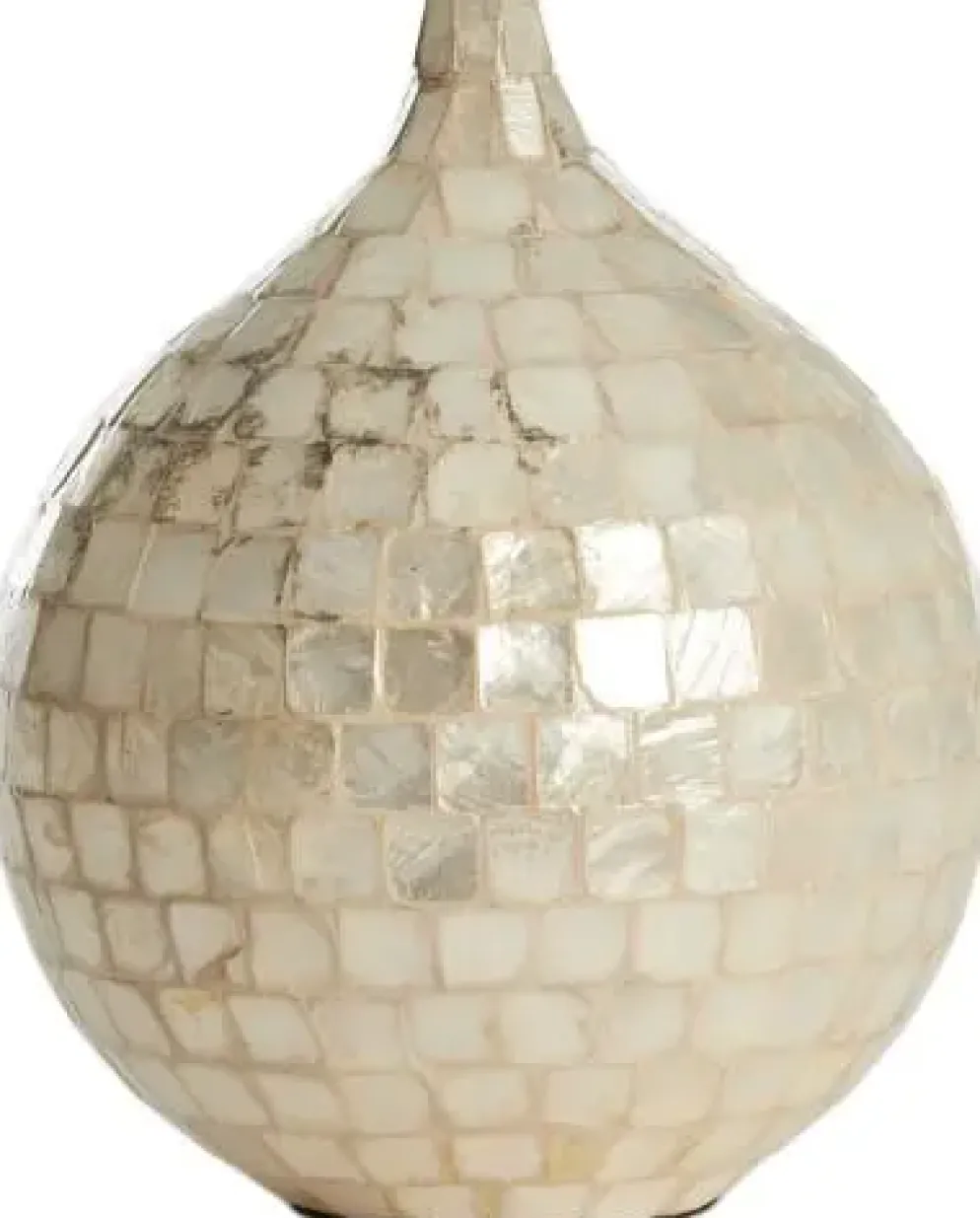 Light & Living vaas bamboe elorza 22x25cm crème