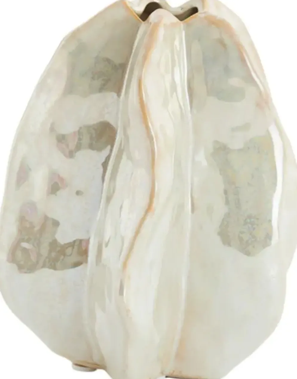 Light & Living vaas keramiek idrija 13.5x12x16.5cm sand