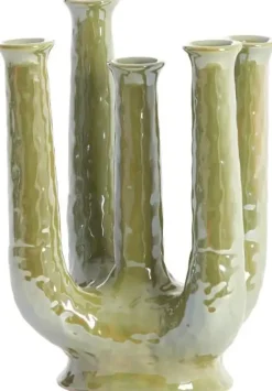 Light & Living vaas keramiek leonjo 22x16.5x30cm lichtgroen