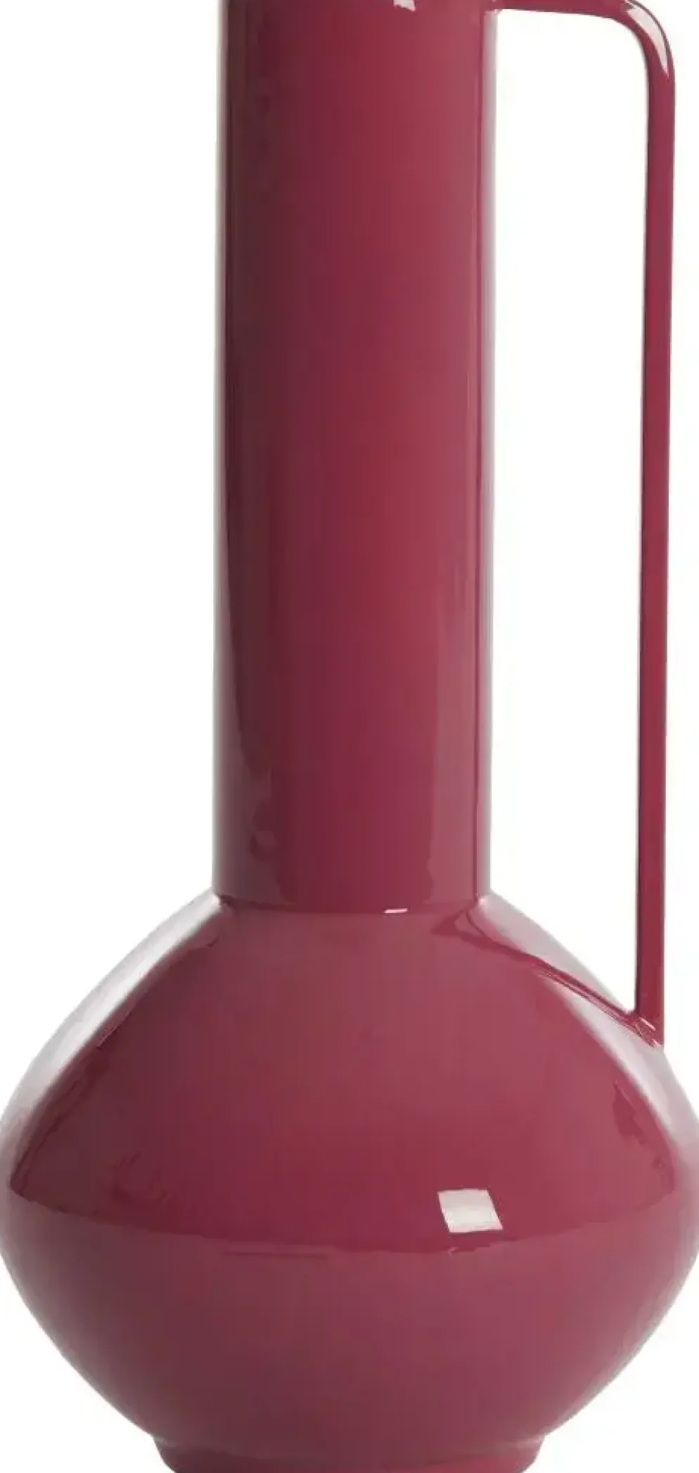 Light & Living vaas metaal panzano 12x28cm roze