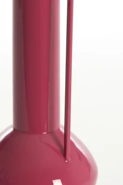 Light & Living vaas metaal panzano 12x28cm roze