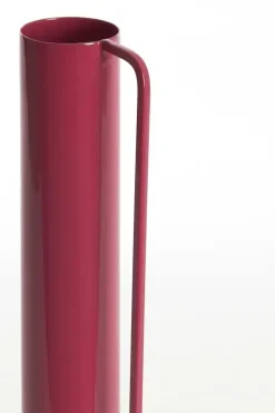 Light & Living vaas metaal panzano 12x28cm roze