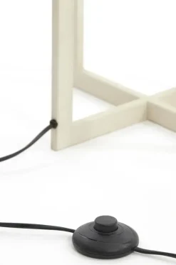 Light & Living vloerlamp metaal mace 30x30x140cm crème